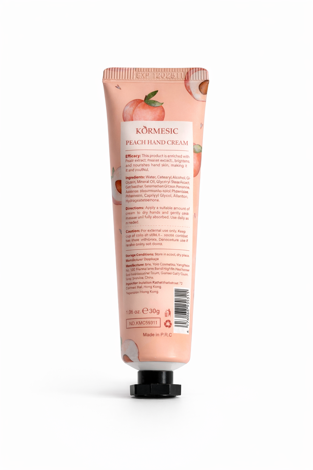 Peach Hand Cream